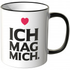 JUNIWORDS Tasse Ich mag mich.