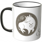 JUNIWORDS Tasse Sternzeichen Stier