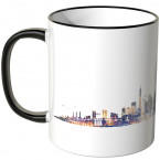 JUNIWORDS Tasse "Guten Morgen Berlin!" Skyline bei Nacht