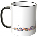 JUNIWORDS Tasse "Guten Morgen Nürnberg!" Skyline bei Nacht