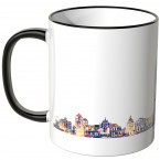 JUNIWORDS Tasse "Guten Morgen Münster!" Skyline bei Nacht