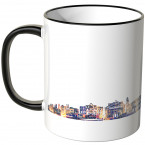 JUNIWORDS Tasse "Guten Morgen Rom!" Skyline bei Nacht