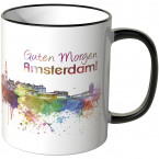 JUNIWORDS Tasse "Guten Morgen Amsterdam!"