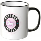 JUNIWORDS Tasse Unicorn Coffee