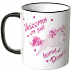 JUNIWORDS Tasse Unicorns are just horny ponies
