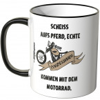 JUNIWORDS Tasse Scheiss aufs Pferd, echte Prinzessinen kommen mit dem Motorrad - 2