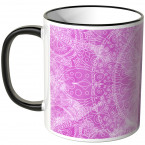 JUNIWORDS Tasse Aquarell Mandala Pink