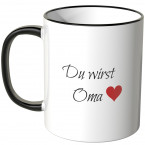 JUNIWORDS Tasse Du wirst Oma