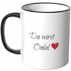 JUNIWORDS Tasse Du wirst Onkel