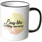 JUNIWORDS Tasse Easy like sunday morning