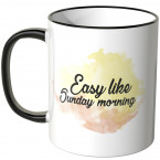 JUNIWORDS Tasse Easy like sunday morning