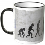 JUNIWORDS Tasse Evolution Gitarrist