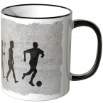 JUNIWORDS Tasse Evolution Fußball