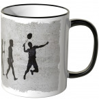 JUNIWORDS Tasse Evolution Badminton