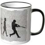 JUNIWORDS Tasse Evolution Baseball