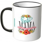 beste mama blumen tasse