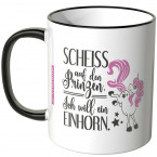 JUNIWORDS Tasse Scheiß auf den Prinzen. Ich will ein Einhorn. - Motiv 5