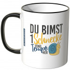 JUNIWORDS Tasse Du bimst 1 Schnecke vong Tempo her