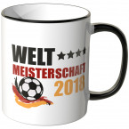 JUNIWORDS Tasse Fußball WM 2018