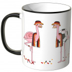 JUNIWORDS Tasse Flamingo Fußballfans Deutschland