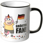 JUNIWORDS Tasse Einhorn Größter Fan!