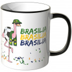 JUNIWORDS Tasse Brasilien Flamingo