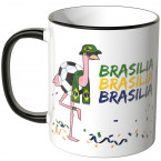 JUNIWORDS Tasse Brasilien Flamingo