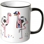JUNIWORDS Tasse Frankreich Flamingo-Fans