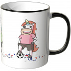 JUNIWORDS Tasse Frankreich Einhorn-Fans