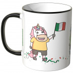 JUNIWORDS Tasse Italien Einhorn-Fans