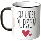 JUNIWORDS Tasse Ich liebe pupsen