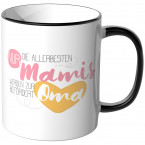 JUNIWORDS Tasse Nur die allerbesten Mamis werden zur Oma befördert - Motiv 11