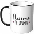 JUNIWORDS Tasse Herzensfreundin