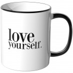 JUNIWORDS Tasse love yourself.