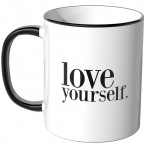 JUNIWORDS Tasse love yourself.