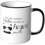 JUNIWORDS Tasse Nur die tollsten Pandas werden im August geboren!