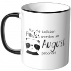 JUNIWORDS Tasse Nur die tollsten Pandas werden im August geboren!