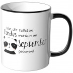 JUNIWORDS Tasse Nur die tollsten Pandas werden im September geboren!