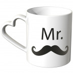 JUNIWORDS Herz Tasse Mr.