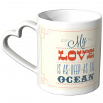 JUNIWORDS Herz Tasse Happy Valentine's Days - 14 February