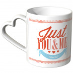 JUNIWORDS Herz Tasse Be my valentine - Just you & me