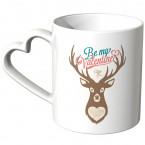 JUNIWORDS Herz Tasse Love you forever - be my valentine