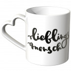 JUNIWORDS Herz Tasse Lieblingsmensch