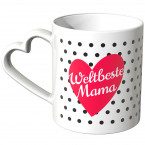 JUNIWORDS Herz Tasse Weltbeste Mama