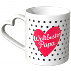 JUNIWORDS Herz Tasse Weltbester Papa