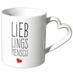 JUNIWORDS Herz Tasse Lieblingsmensch mit Herz Motiv 2