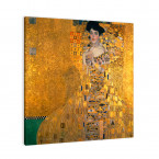 Bildnis der Adele Bloch Bauer von Gustav Klimt als Leinwandbild