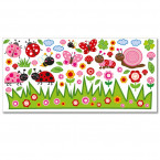 Wandsticker Set XL - bunte Krabbelwelt