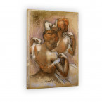 Edgar Degas - Zwei Tänzerinnen richten ihre Schulterträger