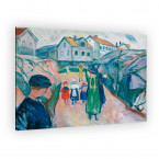 Edvard Munch - Dorfstraße in Kragero